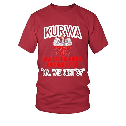 Polen Shirt/NA wie geht's Polnisch/Geschenkidee Männer T-Shirt
