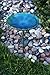 Evergreen Garden Birdbath on Stake, Scalloped
