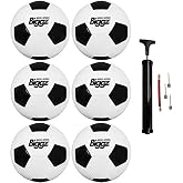 Biggz Classic Soccer Ball, Hand Pump - Choose Size, Pack of 1, 6, 12, or 50