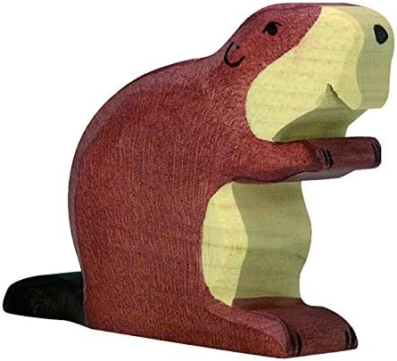 Holztiger Beaver Wooden Figure, Assorted Colours, Medium
