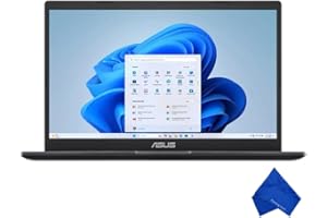 ASUS Vivobook Go 14.0" FHD Laptop - Intel Celeron N4500, 4GB RAM, 128GB eMMC, Windows 11 S Mode, Newest Model (with Microfibe