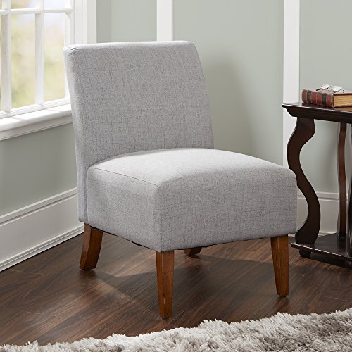 Silverwood Addison Upholstered Accent Chair in Light Grey