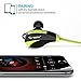 Bluetooth Headphones, TOTU Wireless Sports Earphones In Ear Earbuds w/ Mic Noise Cancelling Secure Fit for Gym Running Workout (IPX5 Sweatproof , Stereo, 8 Hours Playtime) - Green