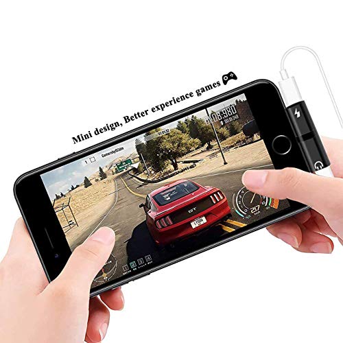 image for Hamdol for iPhone Adapter Headphone Jack Adapter for iPhone7/7Plus/8/8