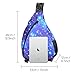 ICOLOR Sling Backpack Canvas Crossbody Shoulder Bag Multipurpose Beach Tote Pack Bags Rucksack for Men Women Hiking Cycling Walking Dog Travel Daypack for Lady Girl Teens Women & Men