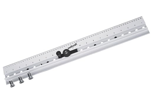 title=Wolfcraft 4650000- Guida per fori multipli 5/6/8/10 mm