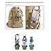 ALTTIMERY Outdoor Nylon Minimalist Tactical Molle Water Bottle Holder Kettle Pouch Belt Bottle Carrier (Black)
