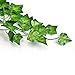 Outus 12 Pack Artificial Greenery Ivy Vine Leaves Garland for Wedding Party Garden Wall Party Decoration