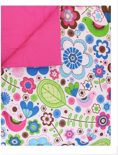 Bacati - Botnical Sanctuary Pink Full Comforter Set