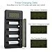 POWEROWL Universal Battery Charger for AA, AAA, C, D, 9V Ni-MH Ni-CD Rechargeable Batteries with Ultra LCD Screen