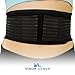 Premium Back Braces for Lower Back Pain Relief | Stabilizing Support Belt with Dual Adjustable Straps and Breathable Mesh Panels by Vigor Laser + Bonus e-Book | Size XL for Men-Women
