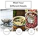 Newness Soup Ladle, Integral Forming Soup Pan Ladle, 304 Stainless Steel Ladle Soup Spoon with Vacuum Ergonomic Handle for Kitchen, [Rustproof & Durable], 11.61 Inches