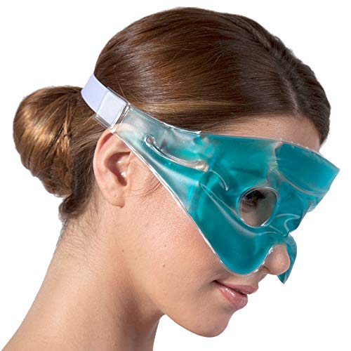 Beauty Mask Works Relaxing Eye Mask, Gel Mask with Adjustable Velcro