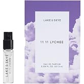 Lake &amp; Skye - 11 11 Lychee Eau de Parfum Sample 2mL - Fruity, Musk, Amber, Vegan, Paraben-Free, Cruelty-Free
