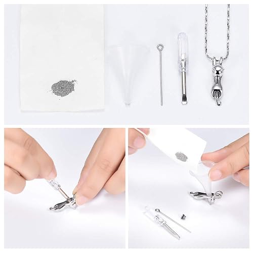 thumbnail image 2 of Urn Necklace For Pet Cremation Ashes - Personalised – MYLEE London 2 of 12