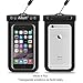 Waterproof Case,by Ailun,Universal Snowproof,Dirtproof Bag,for iPhone 6 Plus/6/6s/5s, Galaxy S6/EDGE/S5/S4/NOTE 4/3/2,LG G3/G4,Nexus 6/5/4,for Boating/Hiking/Swimming/Diving[Black]