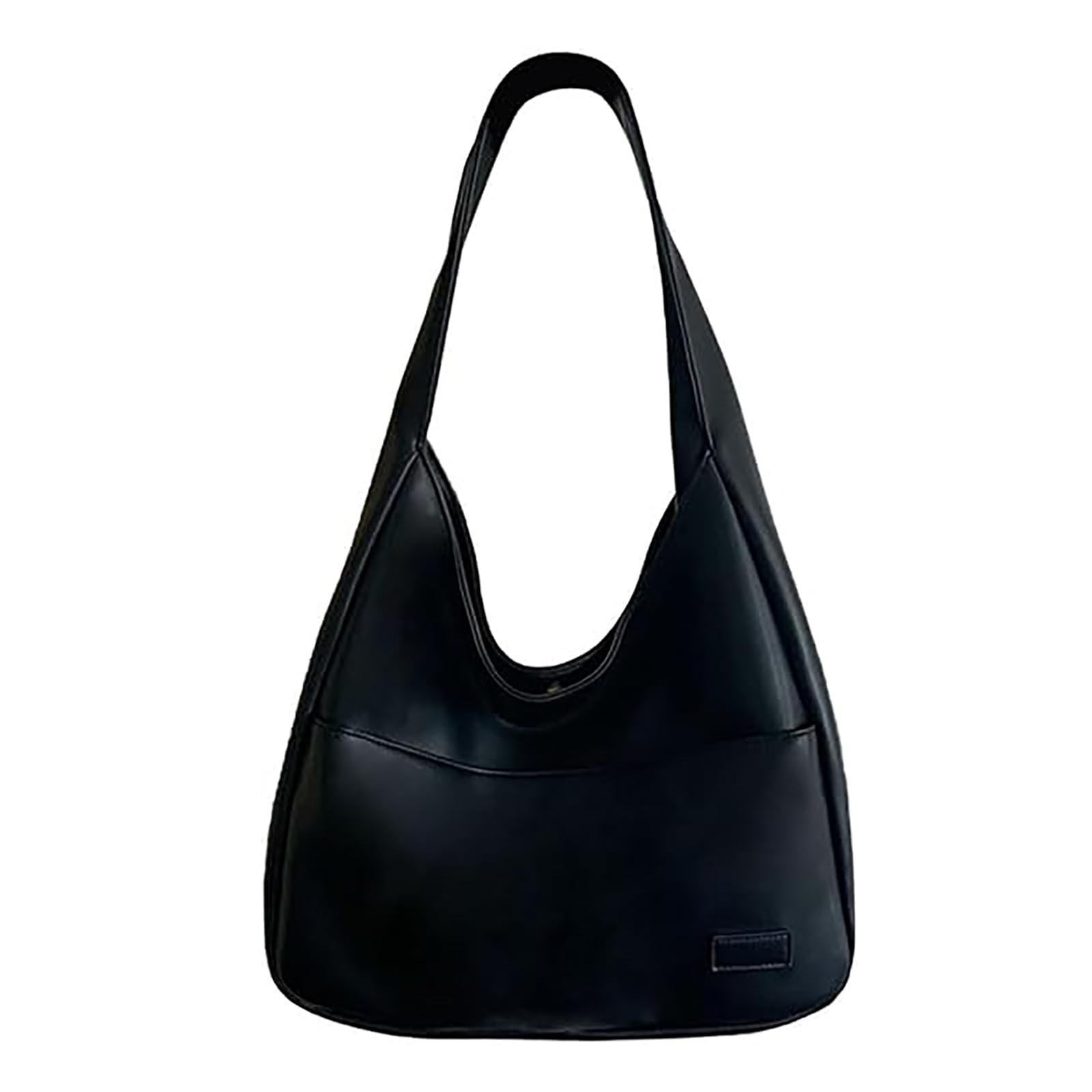 Women Hobo Bag Faux Leather Tote Bag Stylish Large Capacity Shoulder Bag Hobo Handbag for Work Travel