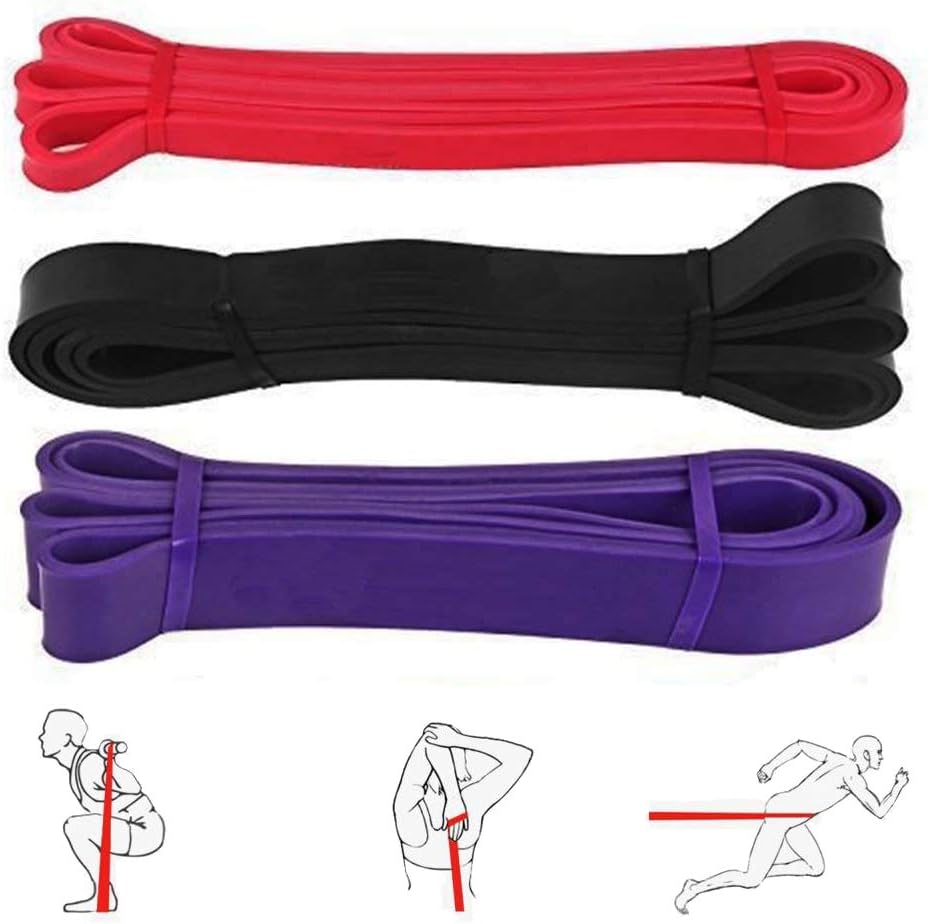 Pull Up Assist Bands Set Resistance Workout Bands Resistance Loop Bands Powerlifting Exercise Stretch Bands Heavy Duty Bands Tube Home Gym Fitness Premium Natural Latex