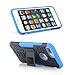 iPhone 7 Plus Case Moonmini Shockproof Hybrid Heavy Duty Dual Layer Rugged Armor Case Kickstand Cover Defender for iPhone 7 Plus 5.5 Inch - Blue