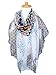 GERINLY Soft Stylish Shawl Wrap: Wave Stripe Print Lightweight Scarf (Beige)