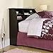 Sauder Shoal Creek Bookcase Headboard, Twin, Jamocha Wood finish