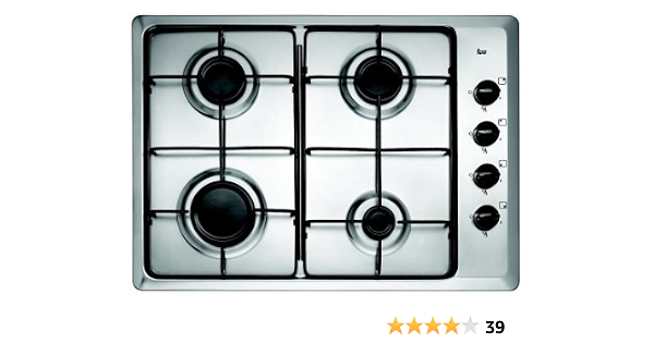 Teka 40229280 - Placa HLX 60 4G AL NAT Gas Natural 60 Cm 4 Fuegos -  Lacasadelelectrodomestico.com