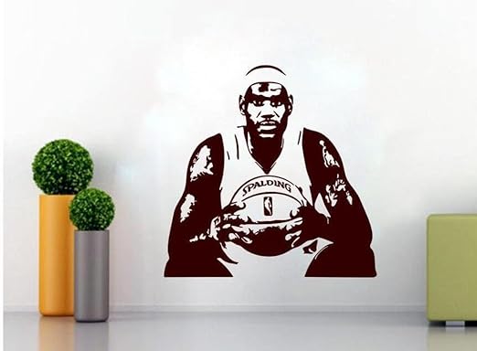 Luziang Baloncesto de NBA Estrella Lebron James Wall Sticker de ...