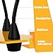 Vacnite Helping Hands Third Hand Soldering Tool and Vise - Daylight LED 3X Magnifying Lamp Rechargeable with 3 Adjustable Light Settings, Enhanced Base