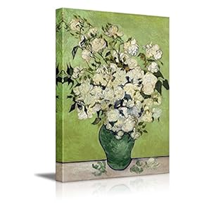 Irises and Roses by Vincent Van Gogh Print...