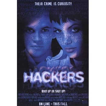 Hackers Movie Poster (27 x 40 Inches - 69cm x 102cm) (1995) -(Felicity Huffman)(Jonny Lee Miller)(Angelina Jolie)(Fisher Stevens)(Lorraine Bracco)(Jesse Bradford)