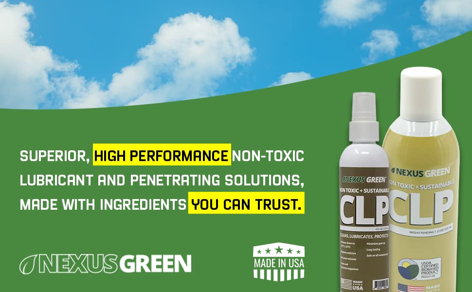 Nexus Green Non Toxic, Odor Free, Environmentally Friendly CLP