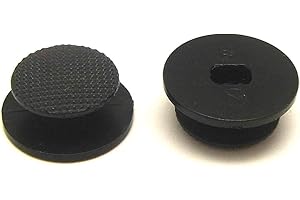 JMXLDS New 2 PCS Analog Joystick Stick Button Controller Cap Thumbstick Cover for PSP 2000 3000 2004 3004 Slim & Lite (Black).