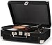 Crosley CR8005C-BK Cruiser II Portable Battery Powered 3-Speed Turntable, Black