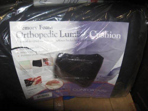 Confortaire Memory Foam Orthopedic Lumbar Cushions