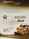 Quest Nutrition Quest Bar Chocolate Chip Cookie Dough, 12 count  (Pack of 2)