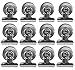 McKay Mini Magnetic Refrigerator Clips Set, 12