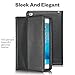 KAVAJ iPad Mini 4 Leather case Cover Berlin Black - Genuine Leather with Stand-up Feature. Thin Smart Cover as Premium Accessory for The Original Apple iPad Mini 4
