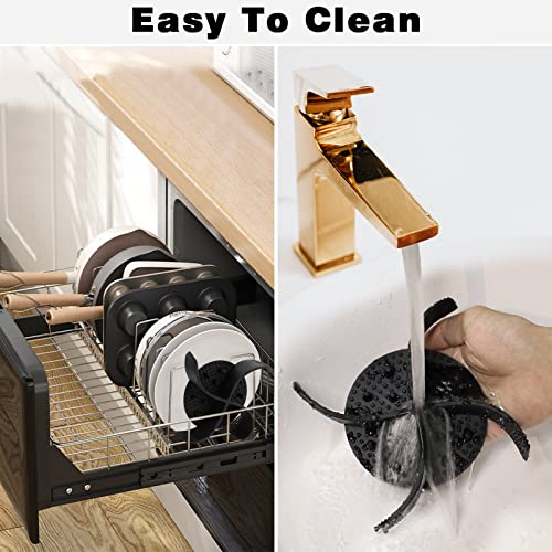 2 In 1 Slow Feeder Dog Bowls Insert & Licking Mat, Upgraded Super Firm