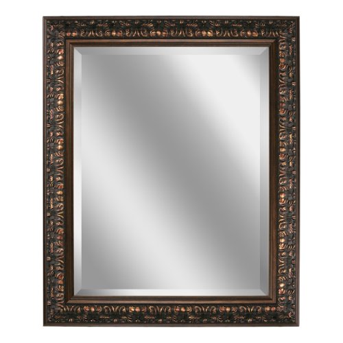 Head West Bronze Ornate Mirror, 28-1/2 by 34-1/2-Inch