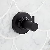 Signature Hardware 483945 Lexia Single Robe Hook - Matte Black