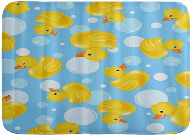 Yilan Badematte Teppich, Gummiente Blasen Abstrakte Fantasie, Plüsch