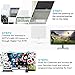 HDTV Antenna,[Newest 2019] Indoor Digital Amplified TV Antennas 120 Miles Range Amplifier Signal Booster for 4K HD 1080P VHF UHF Freeview Local Channels –16.5 ft Coax Cable Support All TV's