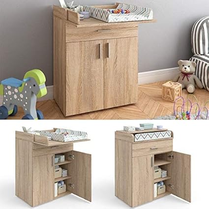 Tresice France Table A Langer Et Commode A Langer 2 En 1 Amazon Fr Cuisine Maison