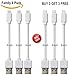 USB Charging Cable,6 Pack Micro USB Charging Cable for Android and iphone 8 inches USB Charger Cable and Iphone Cable Lightning Perfect for Cellphone Charging Station