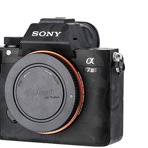 Camera Skin Sticker Body Wrap Protective Cover for Sony a7 III, a7R III DSLR Camera - 3M Guard Film Anti-Scratch Camouflage Shadow Black Decals Shield