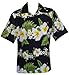 Hawaiian Shirt Mens Hibiscus Floral Print Aloha Party Beach Camp