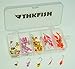 THKFISH Ice Fishing Jigs Kit, Jigs Heads for Ice Fishing Gear, Ice Fishing Lures for Panfish, Crappie, Walleye, Perch, Trout and Bluegill 18/40/70pcs