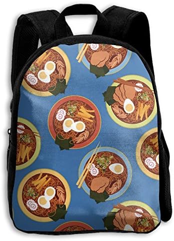 Japanese Ramen Japanese Noodles Kid Boys Girls Toddler Pre School Backpack Bags Lightweight