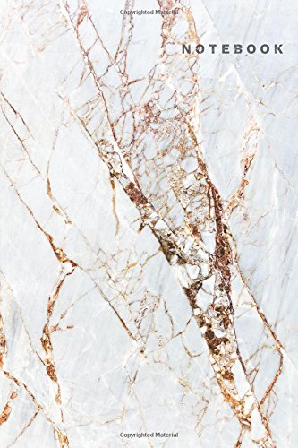 Notebook: White Marble Notebook-Dot Grid Notebook, A5 Dotted Notebook journal, Dairy, 120 pages-White Marble Composition Notebook v.3
