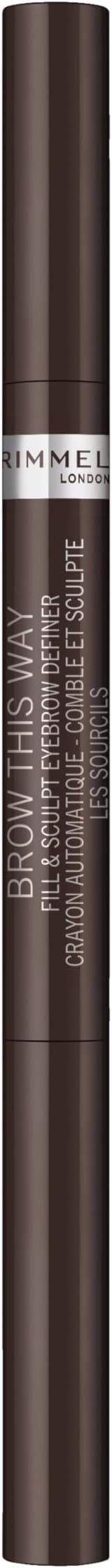 Rimmel Brow This Way Fill & Sculpt Eyebrow Definer 03 Dark Brown